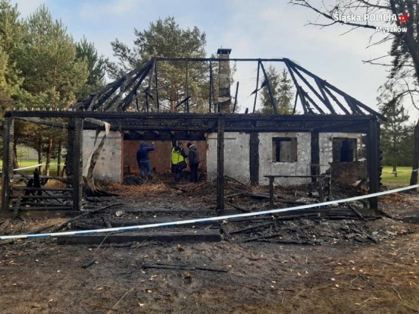 Tragiczny pożar w Myszkowie. Zginęło dwóch przedsiębiorców