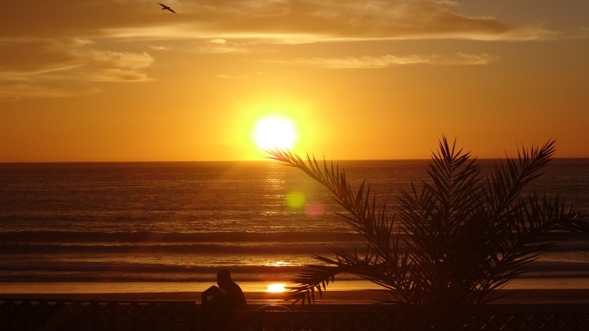 Zachód słońca w Agadirze [zdjęcia]