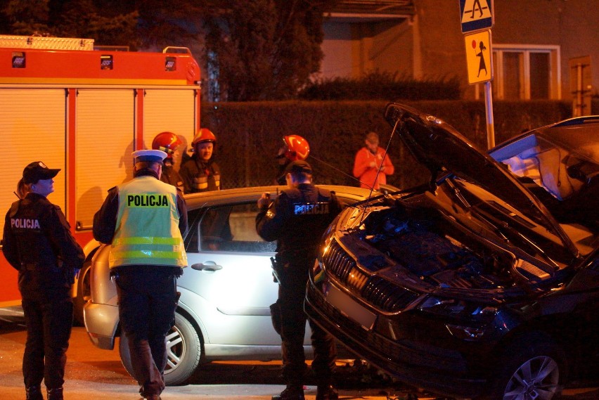 Wypadek na skrzyżowaniu ulic Młynarskiej i Polnej w Kaliszu