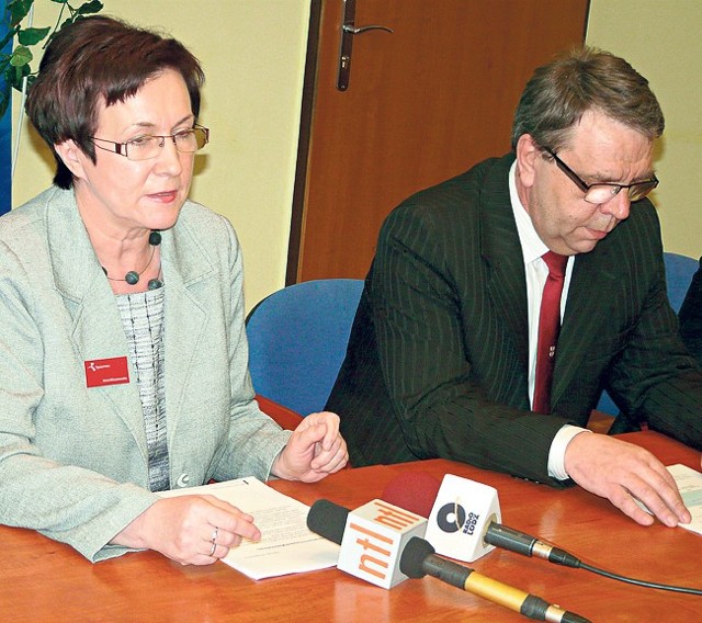 O budżecie miasta mówili Anna Milczanowska i Jan Gustalik