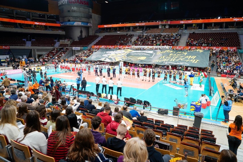 Mecz Trefl Gdańsk - Asseco Resovia Rzeszów w hali Ergo Arena