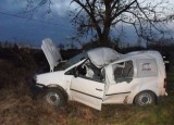 Wypadek w Nowej Wsi. Auto uderzyło w drzewo [zdjęcia]
