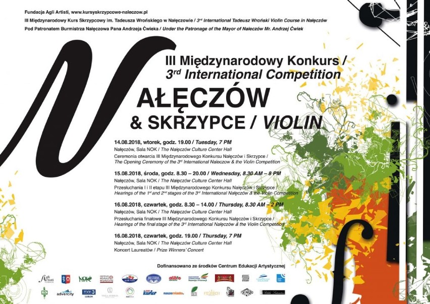 Międzynarodowy festiwal, kursy i konkursy. Święto skrzypiec w Nałęczowie