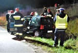 Tczew: policjanci wyjaśniają okoliczności wypadku w Szpęgawie [ZDJĘCIA]