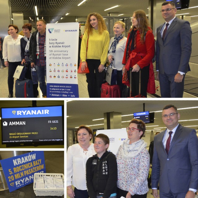 Już 20 milionów pasażerów skorzystało z oferty Ryanaira na lotnisku w  Balicach | Kraków Nasze Miasto