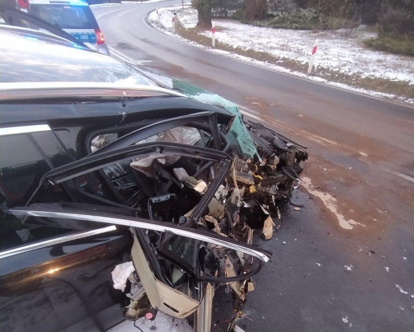 Wypadek w Szczepankowie. Przy kierowcy znaleziono narkotyki! [FOTO][NOWE INFO]