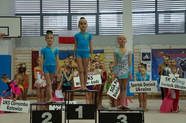 Emilia Lasatowicz na trzecim stopniu podium