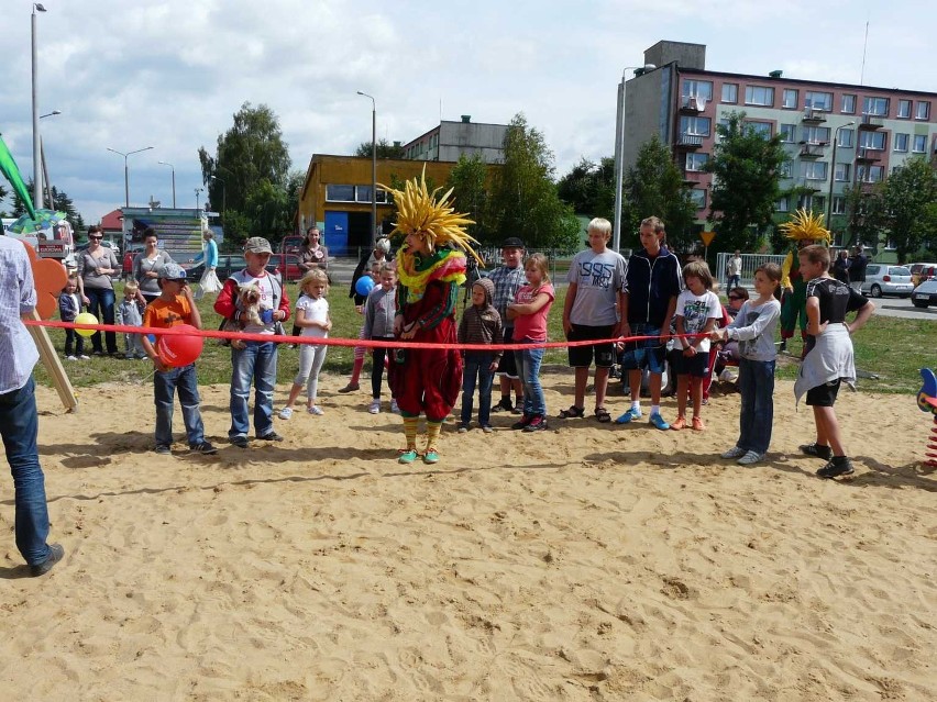 wieluń: Plac zabaw uroczyście otwarty