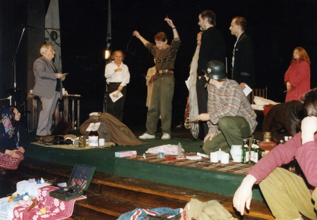 Teatr Polski Wrocław – Kartoteka rozrzucona, 1992, z Tadeuszem Różewiczem