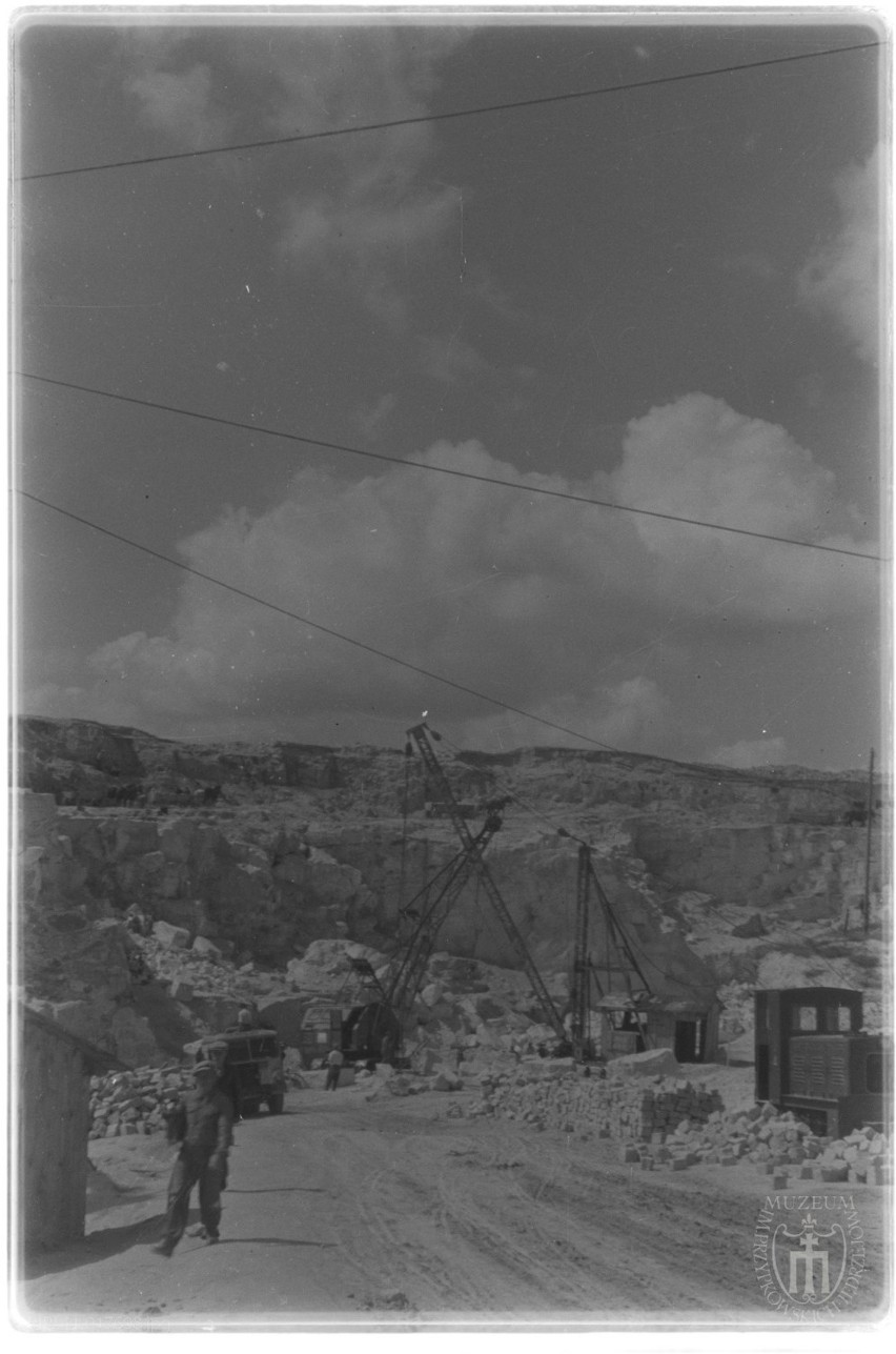 Pińczów, dawny kamieniołom, 1950/1955