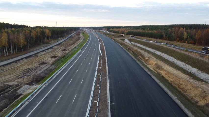 Droga S3: Od 20 listopada kierowcy wjadą na pierwszą jezdnię drogi pomiędzy węzłami Polkowice Południe i Lubin Północ