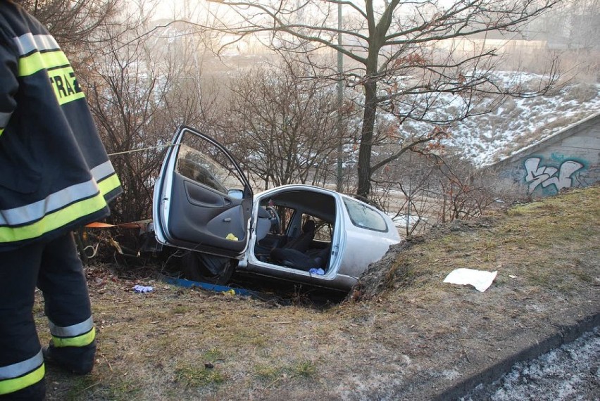 Do wypadku doszło dzisiaj (3 lutego 2014 roku) w Sosnowcu.
