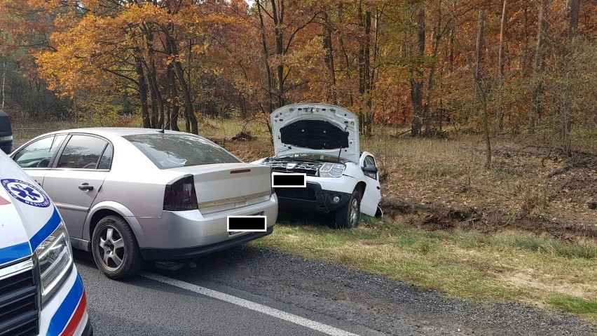 Radomsko: wypadek w Bobrach. Cztery osoby ranne [ZDJĘCIA]