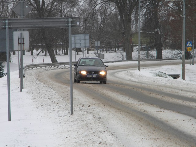 Powiat pucki. Zima na drogach