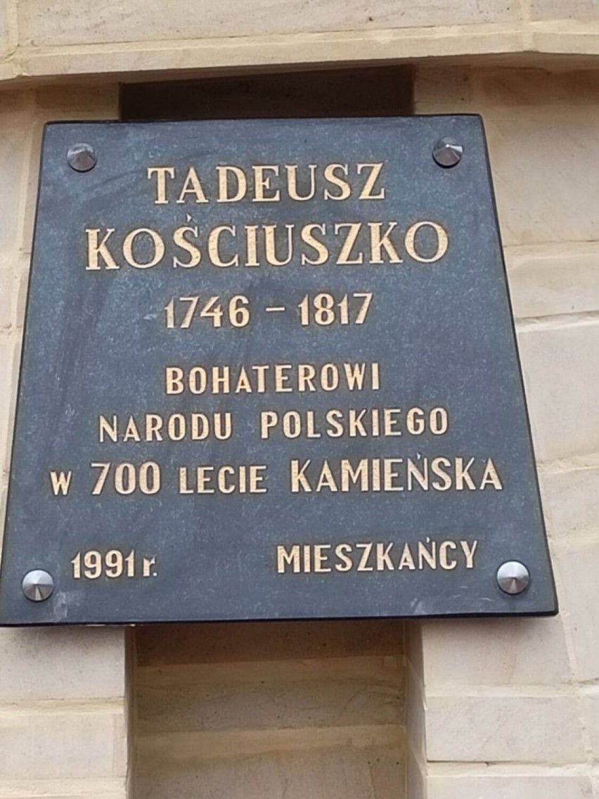 Pomnik Tadeusza Kościuszki w Kamieńsku wyremontowany. ZDJĘCIA
