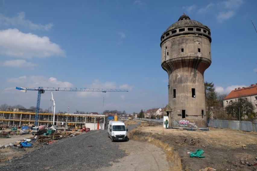 Wieża przy ulicy Kolberga w Gliwicach została wzniesiona w...