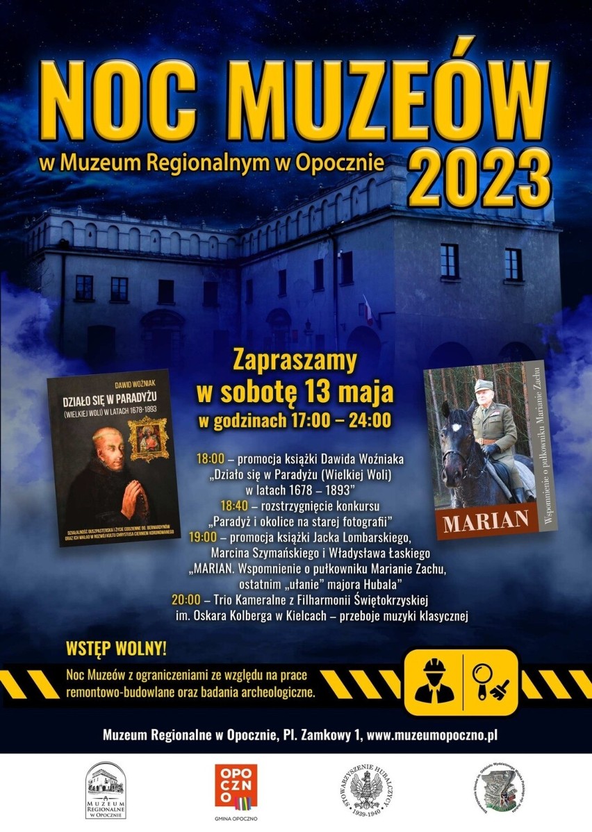 Noc Muzeów w Opocznie już w sobotę, 13 maja 2023. Czeka...