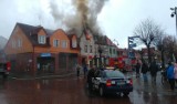 Pożar budynku wielorodzinnego w Łebie. Jedna osoba nie żyje