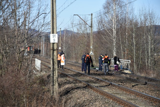 Wypadek na torach między stacją Boguszów - Gorce a stacją Sędzisław. Nie żyje mężczyzna potrącony przez pociąg