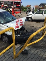 Wypadek w Żelistrzewie 29.04.2016. Czołówka pod Biedronką | ZDJĘCIA, WIDEO