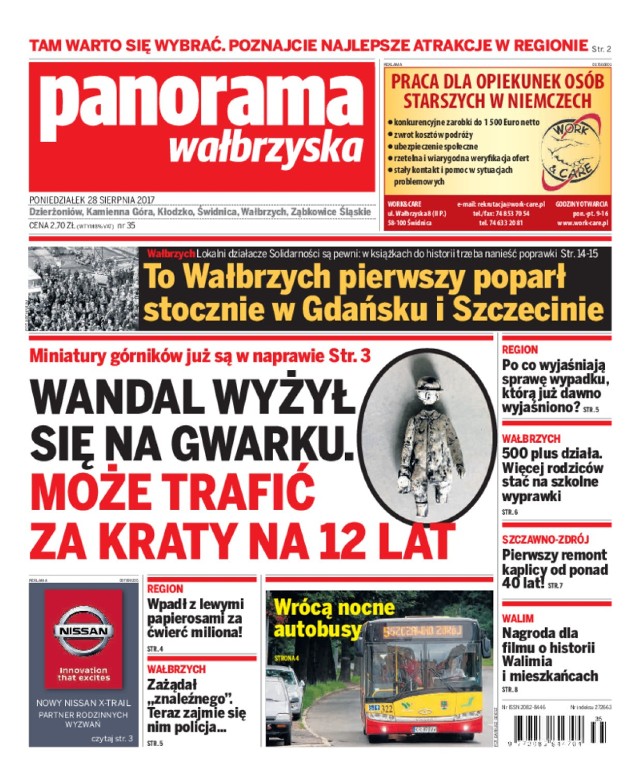 Panorama Wałbrzyska wydanie z 28 sierpnia 2017 r.