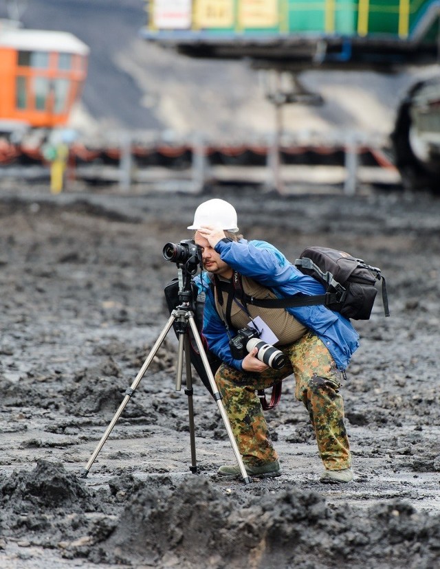 Uczestnicy warsztatów Energia 2013 fotografowali m.in. w bełchatowskiej kopalni