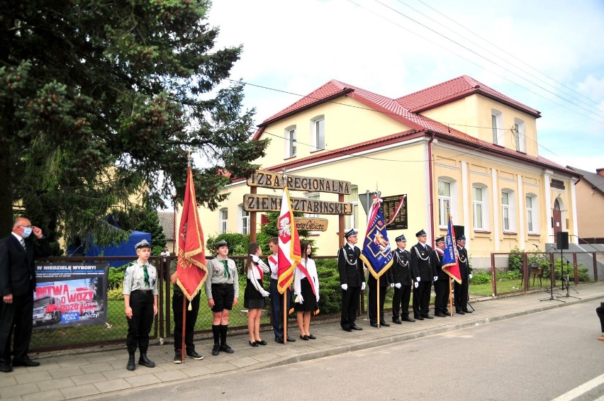 75. rocznica Obławy Augustowskiej. W Sztabinie odsłonięto tablicę poświęconom ofiarom