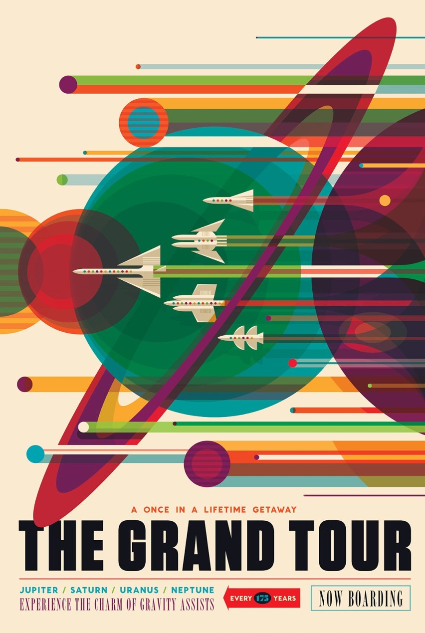 NASA wypuściła serię retrofuturystycznych plakatów. Fani...