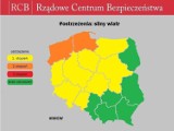 Uwaga na silny wiatr! Ostrzeżenie dla województwa [PROGNOZA]