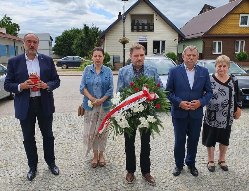 Metropolita gdański i szef Solidarności w Suchowoli. Oddali hołd bł. księdzu Jerzemu Popiełuszce  