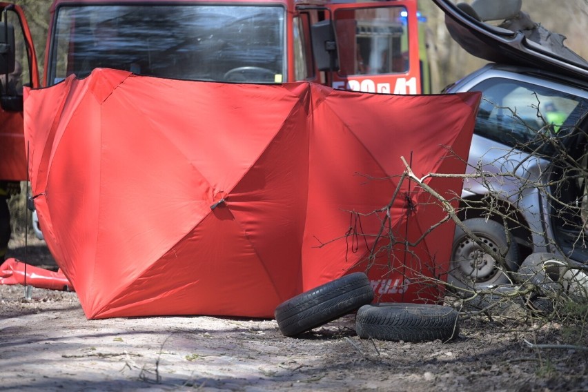 Śmiertelny wypadek na drodze Rulewo-Grupa pod Świeciem. Nie żyje jedna osoba