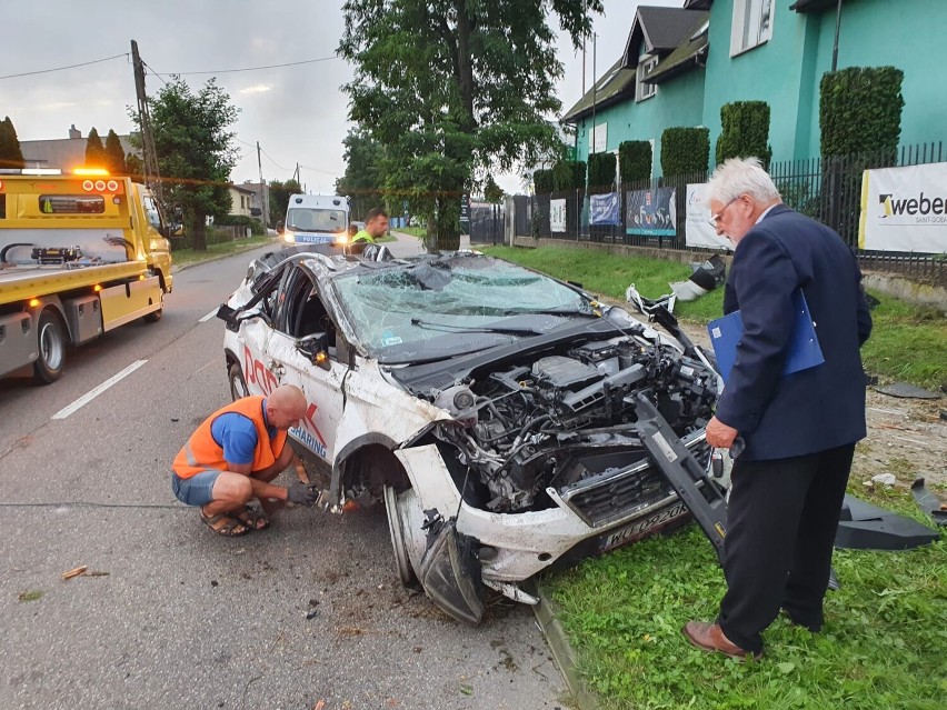 Śmiertelny wypadek w Pucku na ul. Żarnowieckiej - 24 sierpnia 2022