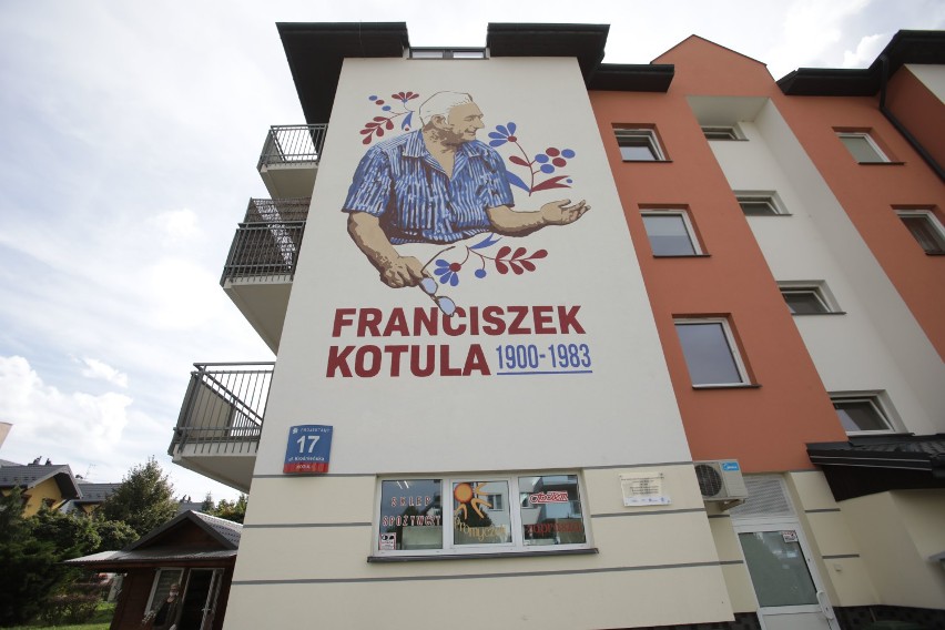 Mural Franciszka Kotuli w Rzeszowie powstał na osiedlu noszącym jego imię