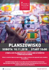 Planszowisko i turniej gier w Galerii Piastów