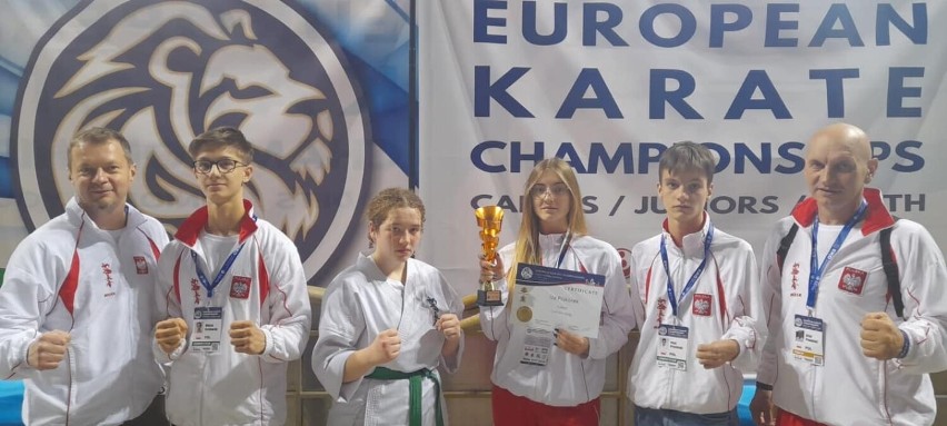 Iza Piskorek medalistką Mistrzostw Europy Karate Shinkyokushinkai w Bułgarii