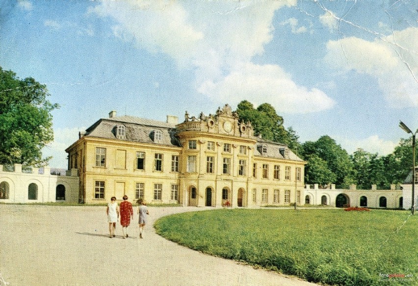 Tak pałac w Szczekocinach wyglądał w latach świetności.