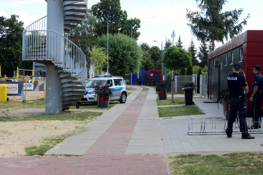 „Kręci mnie bezpieczeństwo… nad wodą” - Piknik prewencyjny na plaży w Łazienkach, nad jeziorem Błędno. Zbąszyń - 11 lipca 2019