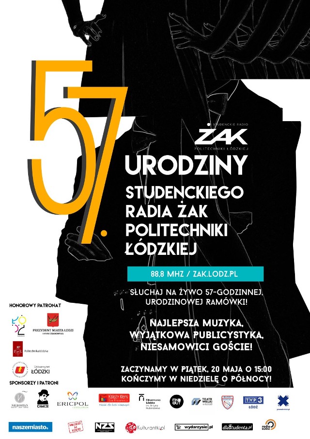 Radio ŻAK Politechniki Łódzkiej obchodzi swoje 57. urodziny