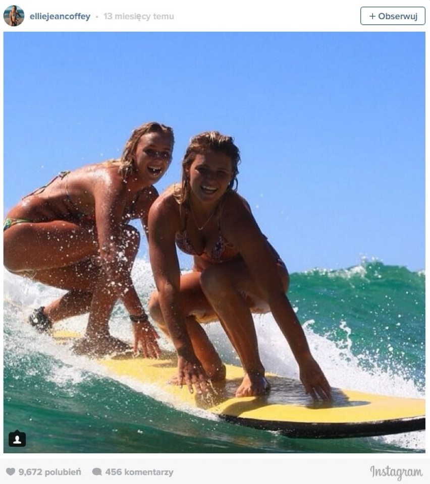 Ellie-Jean i Holly-Sue Coffey to australijskie surferki,...