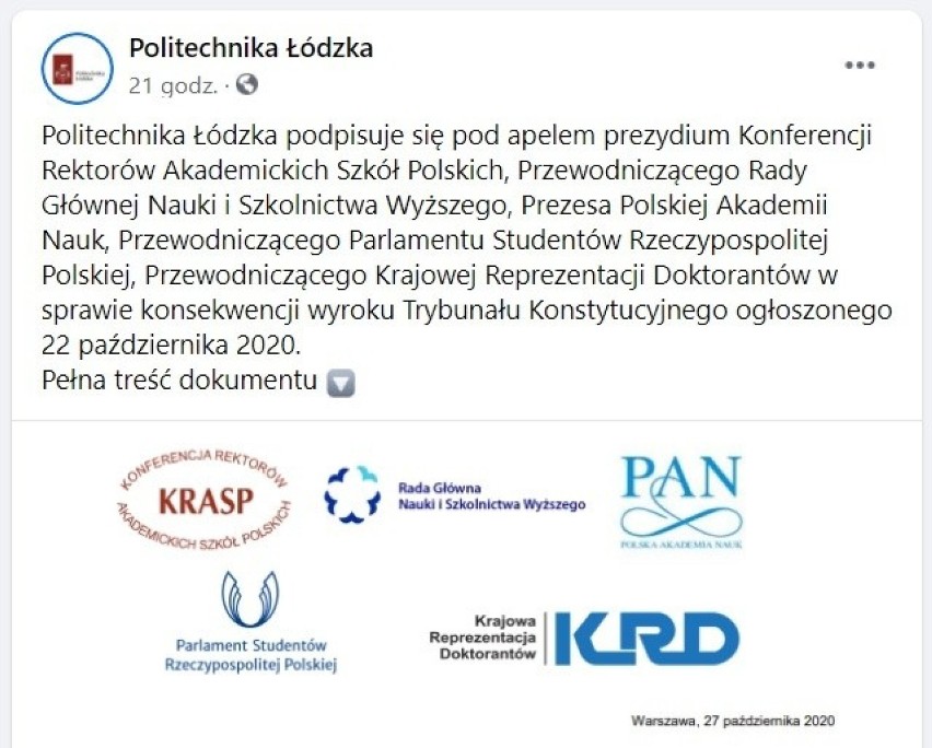 Politechnika Łódzka i Uniwersytet Medyczny w Łodzi nie...