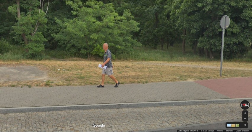 Grudziądz. Przyłapani przez Google Street View na osiedlu Lotnisko. Jesteś na zdjęciu? 