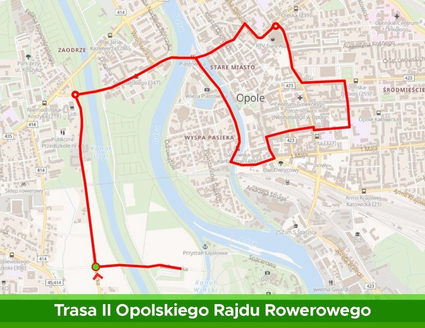 W niedzielę II Opolski Rajd Rowerowy. Będą utrudnienia i zamknięte ulice w Opolu [MAPA]