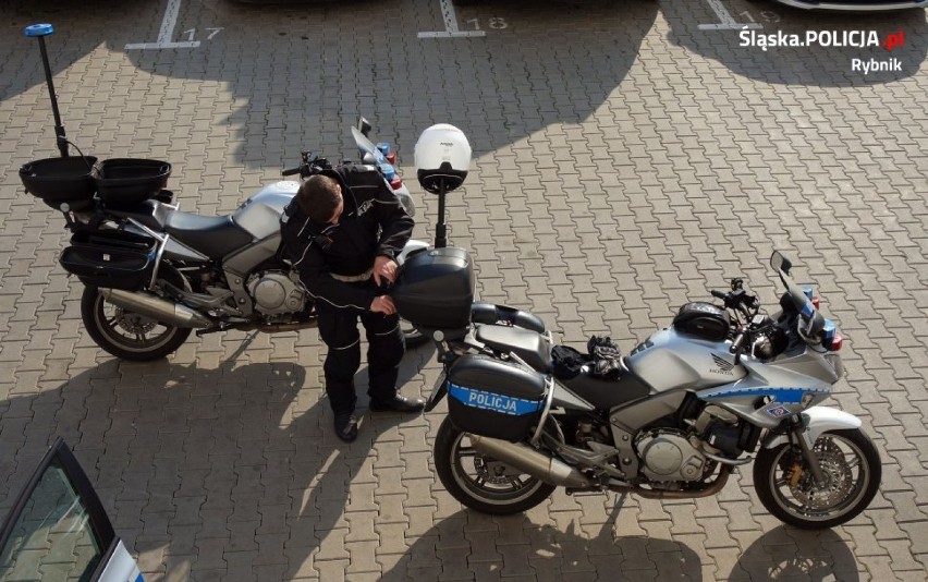 Motocyklowe patrole rybnickiej policji już na ulicach Rybnika [ZDJĘCIA]