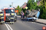 Września: Wypadek w Kołaczkowie - zderzenie czołowe aut [FOTO]