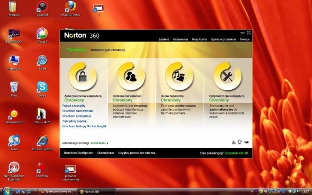 Instalacja programu Norton 360, kt&oacute;ry otrzymałem razem z nową grą od Wiadomosci24.pl
Fot. Mateusz Urbaniak
