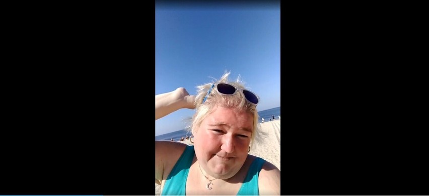 "Jestem w Stegnie na plaży, na plaży w Stegnie". Nagranie tiktokerki stało się viralem. Tak zareagowali internauci. Wideo