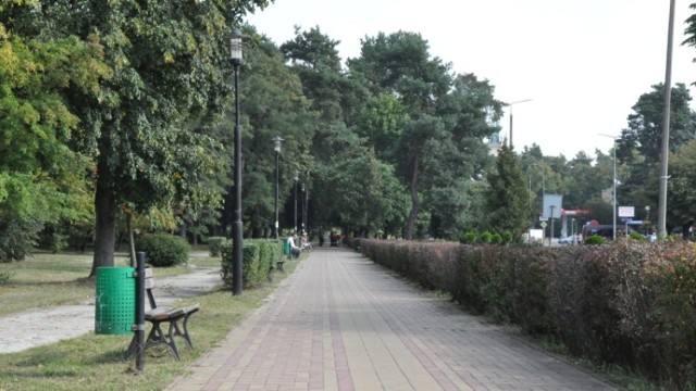 Ścieżka rowerowa ma powstać w ramach przebudowy pionkowskiego parku.