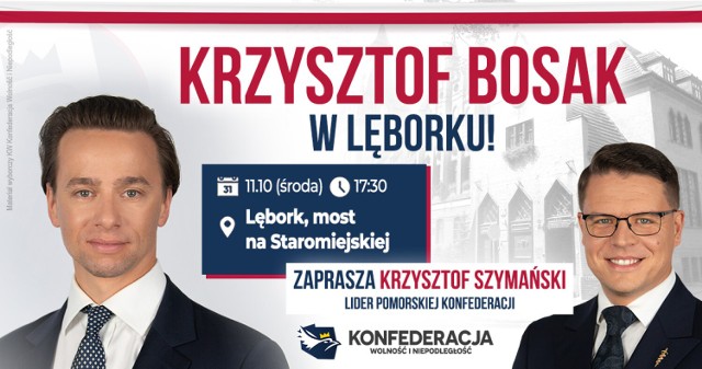 Konferencja prasowa w Lęborku odbędzie się o godzinie 17.30 na moście na ulicy Staromiejskiej.