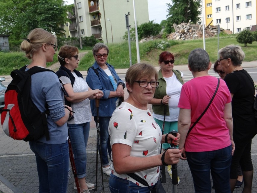 Studenci UTW SAN w Radomsku wyruszyli w marsz nordic walking [ZDJĘCIA]