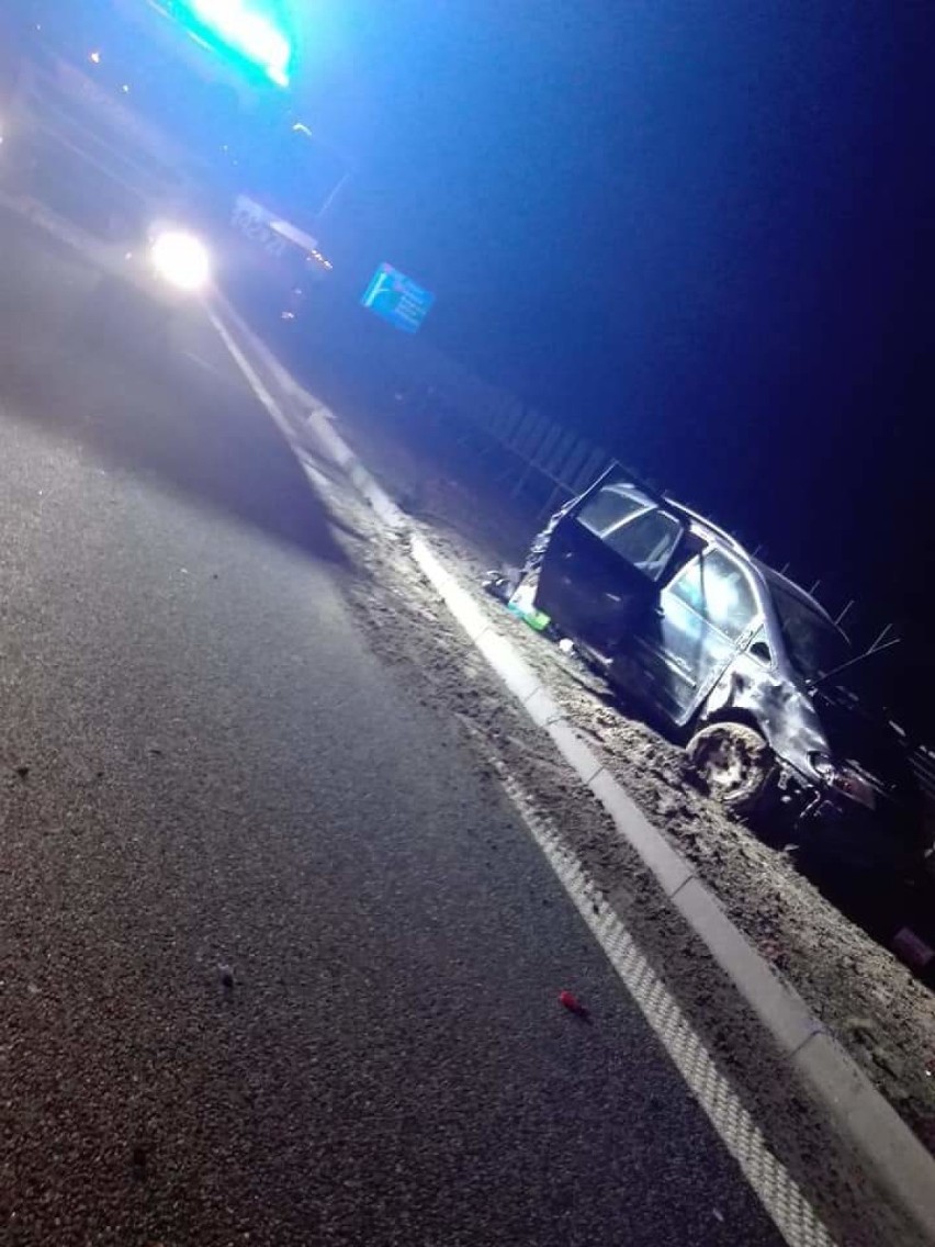 Wypadek na autostradzie w Nowych Marzach. Siedem osób poszkodowanych